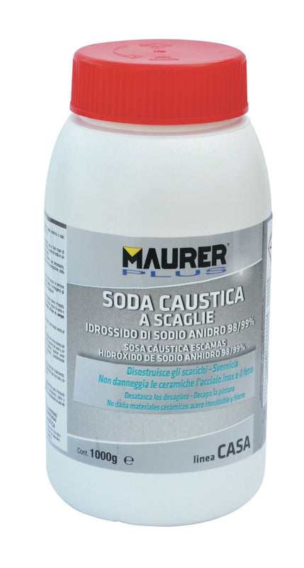MAURER Soda Caustica a Scaglie 1Kg – Ferramenta Frezza