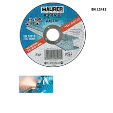 Load image into Gallery viewer, MAURER Cutting Disc for Steel/Metals 115x1.6 mm Pack of 25 Pcs.
