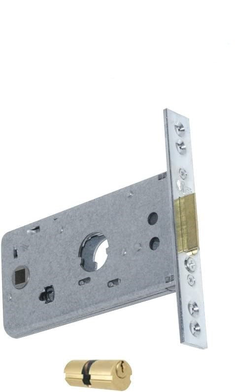MG 288602000 Mortise Lock with Cylinder 1 Throw + Latch