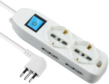Load image into Gallery viewer, ELECTRALINE Power strip all with 1.5m cable
