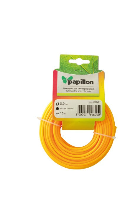 PAPILLON Nylon Line for Brushcutters 10 mt Ø 3,0mm